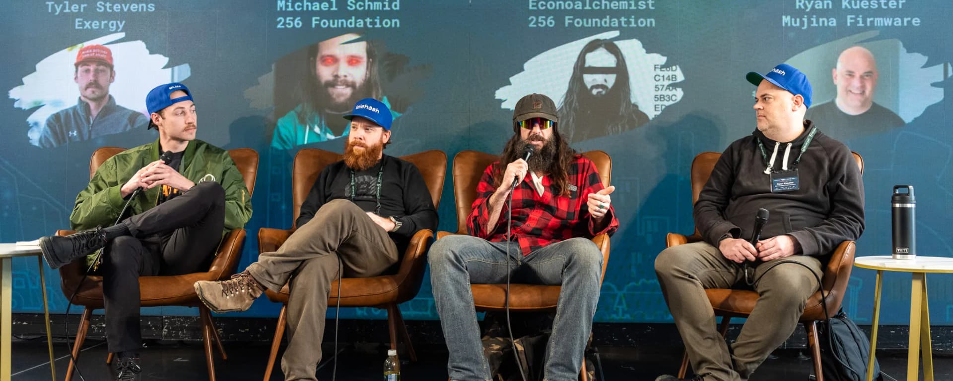 The 256 Foundation team on a conference panel